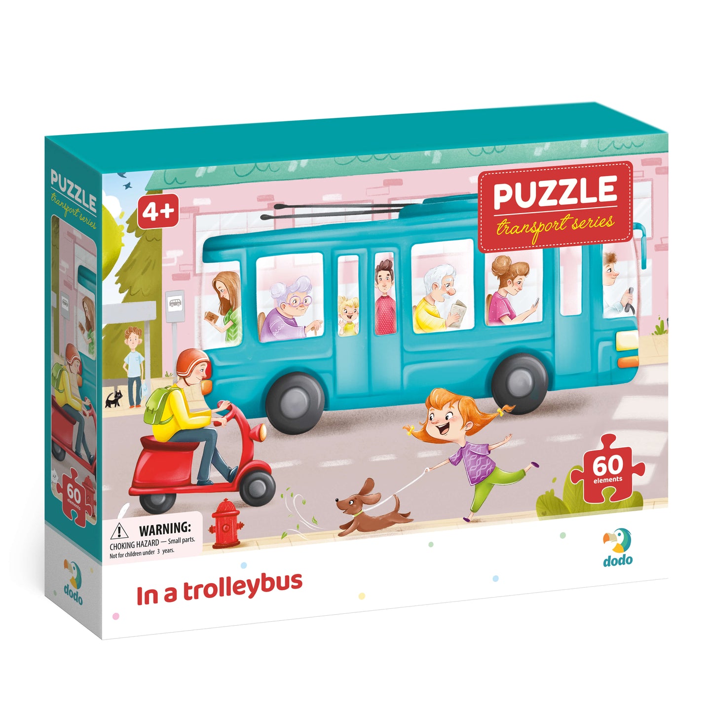 Puzzle Transportes Tranvía (60 piezas)